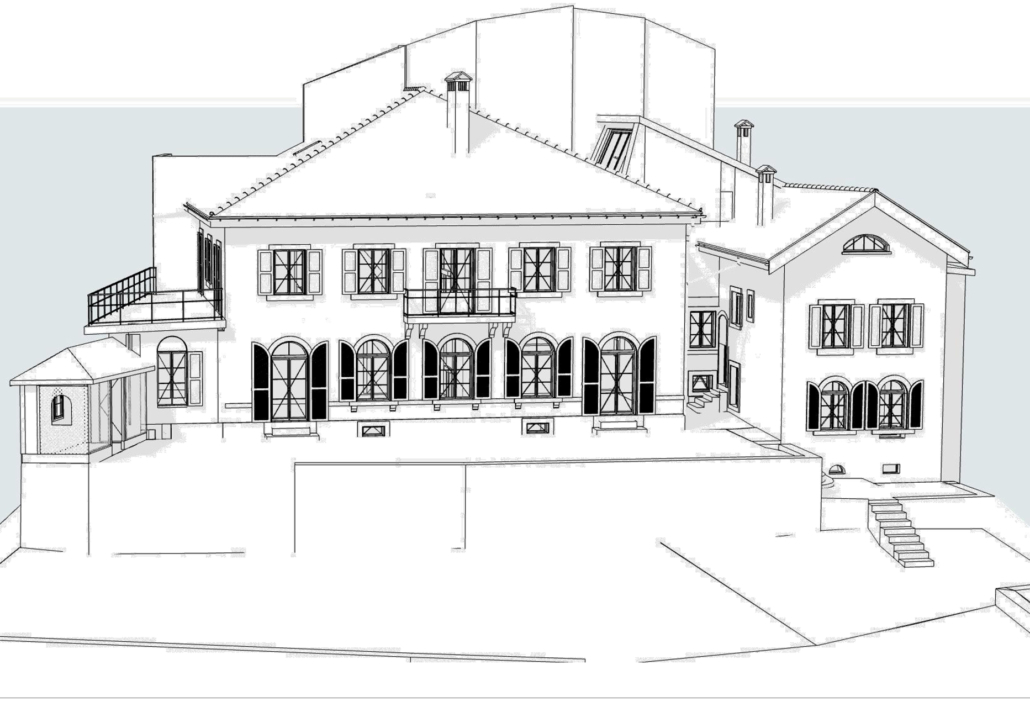 Maquette Blanche Maison Vigneronne Bourg En Lavaux 1030×707