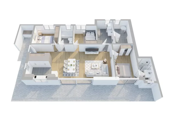 Plan Rez Perspective V1 Scaled